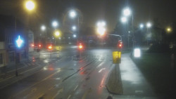 Křižovatka ulic Komenského a Velké Novosady