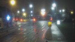 Křižovatka ulic Komenského a Velké Novosady