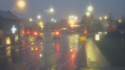 Křižovatka ulic Komenského a Velké Novosady