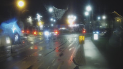 Křižovatka ulic Komenského a Velké Novosady