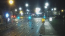 Křižovatka ulic Komenského a Velké Novosady