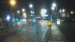 Křižovatka ulic Komenského a Velké Novosady