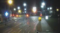 Křižovatka ulic Komenského a Velké Novosady