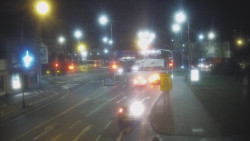 Křižovatka ulic Komenského a Velké Novosady