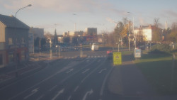 Křižovatka ulic Komenského a Velké Novosady