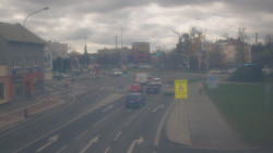 Křižovatka ulic Komenského a Velké Novosady