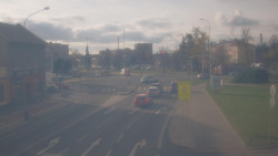 Křižovatka ulic Komenského a Velké Novosady