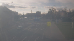 Křižovatka ulic Komenského a Velké Novosady