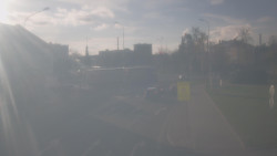 Křižovatka ulic Komenského a Velké Novosady