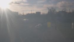 Křižovatka ulic Komenského a Velké Novosady