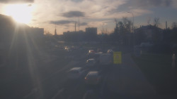 Křižovatka ulic Komenského a Velké Novosady