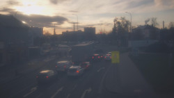 Křižovatka ulic Komenského a Velké Novosady