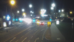 Křižovatka ulic Komenského a Velké Novosady