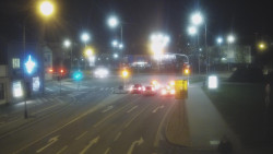 Křižovatka ulic Komenského a Velké Novosady