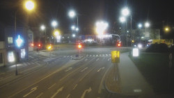 Křižovatka ulic Komenského a Velké Novosady