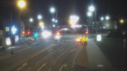 Křižovatka ulic Komenského a Velké Novosady