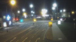 Křižovatka ulic Komenského a Velké Novosady