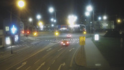 Křižovatka ulic Komenského a Velké Novosady