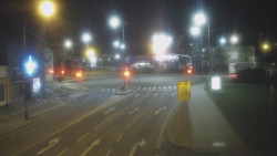 Křižovatka ulic Komenského a Velké Novosady