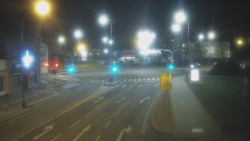 Křižovatka ulic Komenského a Velké Novosady