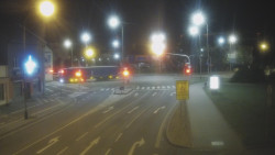 Křižovatka ulic Komenského a Velké Novosady