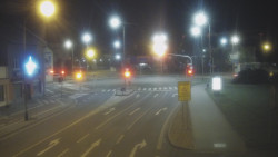 Křižovatka ulic Komenského a Velké Novosady