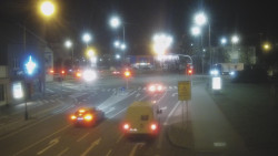 Křižovatka ulic Komenského a Velké Novosady