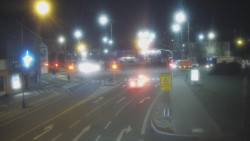 Křižovatka ulic Komenského a Velké Novosady