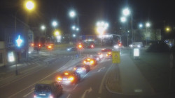 Křižovatka ulic Komenského a Velké Novosady