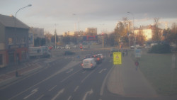 Křižovatka ulic Komenského a Velké Novosady