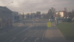 Křižovatka ulic Komenského a Velké Novosady