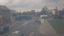 Křižovatka ulic Komenského a Velké Novosady