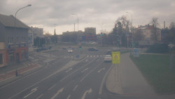 Křižovatka ulic Komenského a Velké Novosady