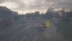 Křižovatka ulic Komenského a Velké Novosady