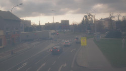 Křižovatka ulic Komenského a Velké Novosady