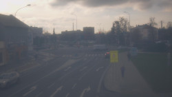 Křižovatka ulic Komenského a Velké Novosady