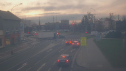 Křižovatka ulic Komenského a Velké Novosady