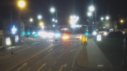 Křižovatka ulic Komenského a Velké Novosady