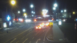 Křižovatka ulic Komenského a Velké Novosady