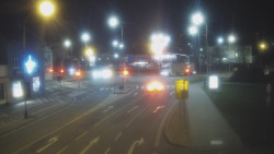 Křižovatka ulic Komenského a Velké Novosady