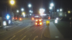 Křižovatka ulic Komenského a Velké Novosady