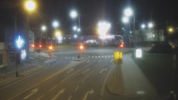 Křižovatka ulic Komenského a Velké Novosady