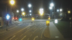 Křižovatka ulic Komenského a Velké Novosady