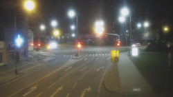 Křižovatka ulic Komenského a Velké Novosady