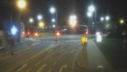 Křižovatka ulic Komenského a Velké Novosady