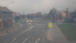 Křižovatka ulic Komenského a Velké Novosady