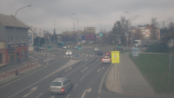 Křižovatka ulic Komenského a Velké Novosady