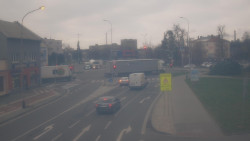 Křižovatka ulic Komenského a Velké Novosady