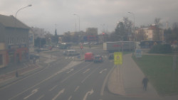 Křižovatka ulic Komenského a Velké Novosady