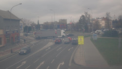 Křižovatka ulic Komenského a Velké Novosady